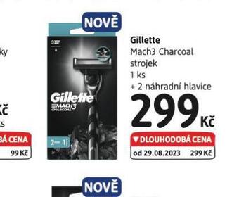 dm drogerie Gillette mach3 charcoal strojek nabídka