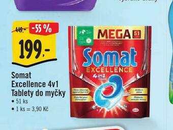 Jip Somat excellence 4v1 tablety do myčky nabídka