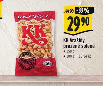 Jip Kk arašídy pražené solené nabídka
