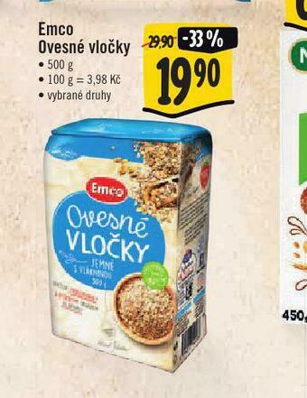 Jip Emco ovesné vločky nabídka