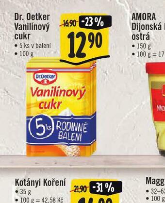 Jip Dr. oetker vanilínový cukr nabídka
