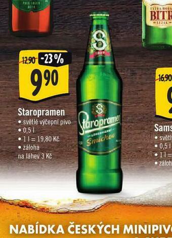 Jip Pivo staropramen smíchov nabídka