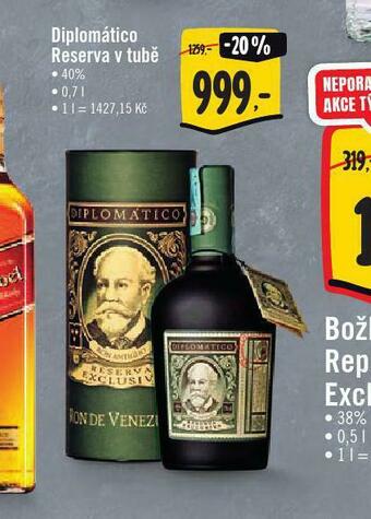 Jip Diplomático reserva v tubě nabídka