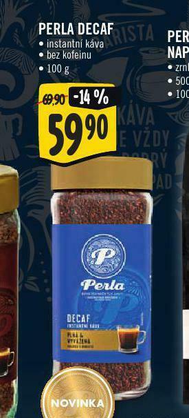 Jip Perla decaf instantní káva nabídka