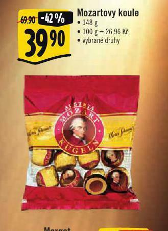 Albert Mozartovy koule nabídka