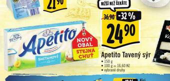 Albert Apetito tavený sýr nabídka