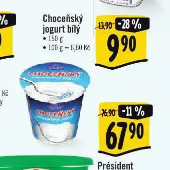 Albert Choceňský jogurt bílý nabídka