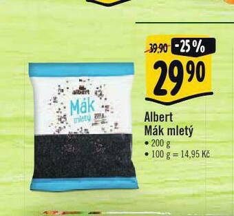 Albert Mák mletý nabídka