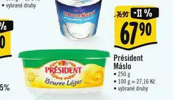 Albert Préosident máslo nabídka