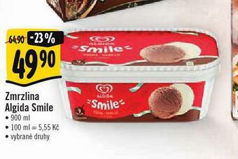 Albert Zmrzlina algida smile nabídka