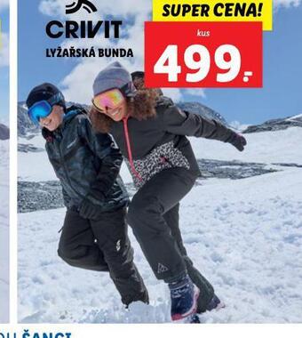 Lidl Crivit lyžařská bunda nabídka