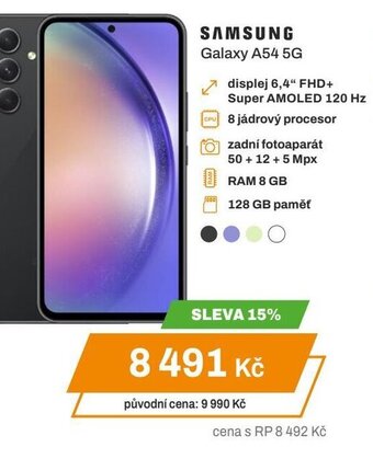 Expert SAMSUNG Galaxy A54 5G nabídka