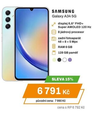 Expert SAMSUNG Galaxy A34 5G nabídka