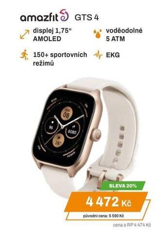 Expert amazfit GTS 4 nabídka