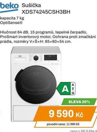 Expert beko Sušička XDS74245CSH3BH nabídka