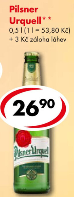 CBA Pilsner Urquell nabídka