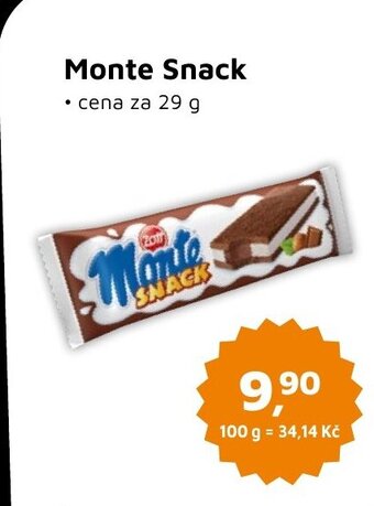 Můjobchod Monte Snack nabídka