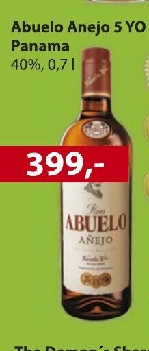 Konzum Abuelo Anejo 5 YO Panama nabídka