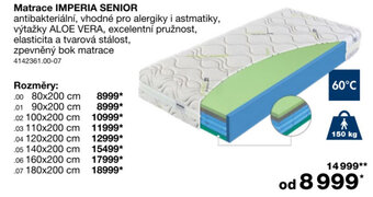Sconto Matrace IMPERIA SENIOR nabídka