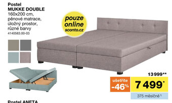 Sconto Postel MUKKE DOUBLE nabídka