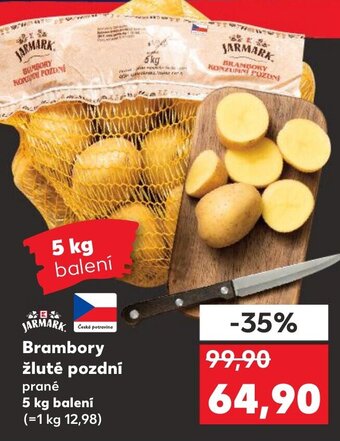 Kaufland Brambory žluté pozdní nabídka