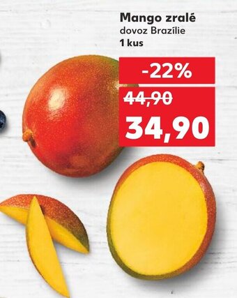 Kaufland Mango zralé nabídka