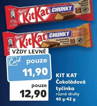 Kaufland KIT KAT Čokoládová tyčinka nabídka