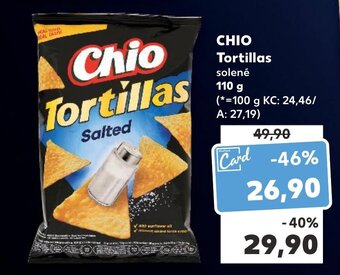 Kaufland CHIO Tortillas solené 110 g nabídka