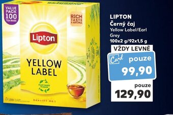 Kaufland LIPTON Černý čaj nabídka