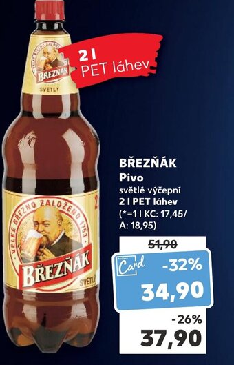 Kaufland BŘEZŇÁK Pivo nabídka