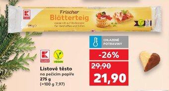 Kaufland Listové těsto nabídka