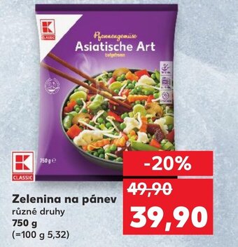 Kaufland Zelenina na pánev nabídka