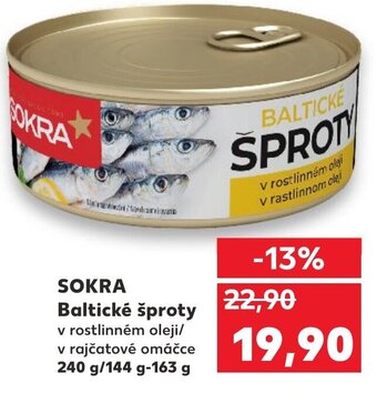 Kaufland SOKRA BALTICKE Sproty nabídka