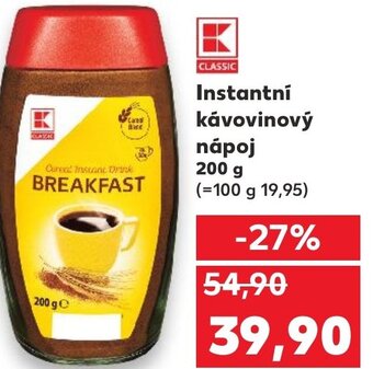 Kaufland Instantní kávovinový nápoj nabídka
