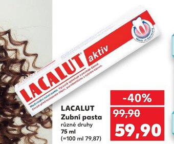 Kaufland LACALUT Zubní pasta nabídka