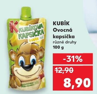 Kaufland KUBÍK Ovocná kapsička nabídka