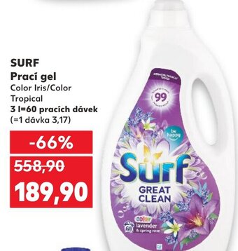 Kaufland SURF Prací gel nabídka