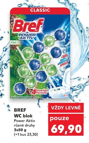 Kaufland BREF WC blok nabídka