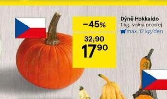 Tesco Dýně hokkaido nabídka