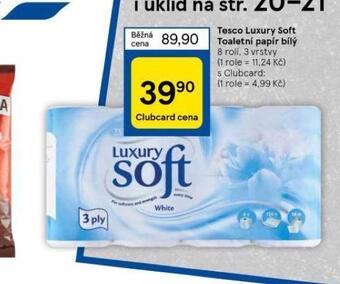 Tesco Tesco luxury soft toaletní papír nabídka