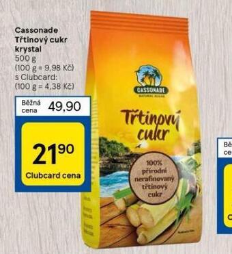 Tesco Třtinový cukr krystal nabídka