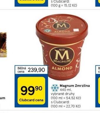 Tesco Magnum zmrzlina nabídka