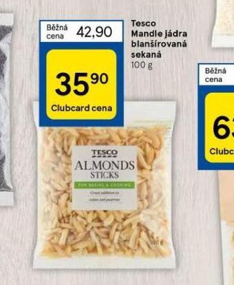 Tesco Tesco mandle jádra blanšírovaná sekaná nabídka