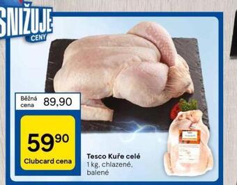 Tesco Kuře celé nabídka