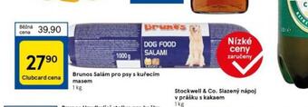 Tesco Brunos salám pro psy s kuřecím masem nabídka