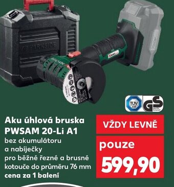 Kaufland Aku úhlová bruska PWSAM 20-Li A1 nabídka