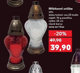 Kaufland Hřbitovní svíčka nabídka