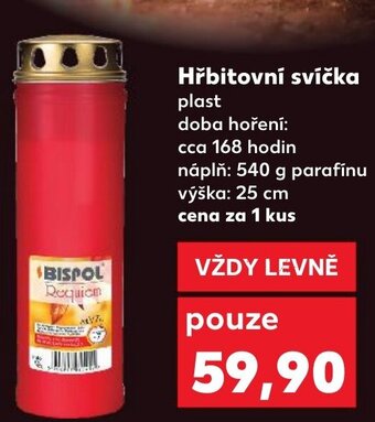 Hřbitovní svíčka