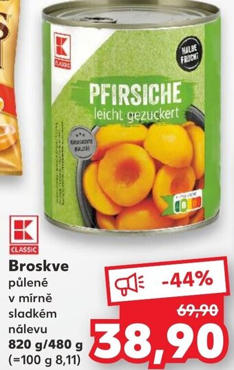 Kaufland Broskve nabídka