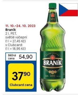 Tesco Pivo braník nabídka